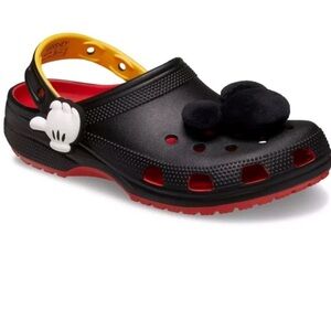 DisneyParks Mickey Mouse Crocs Classic Clog Black Size M5/W7 New With Tags